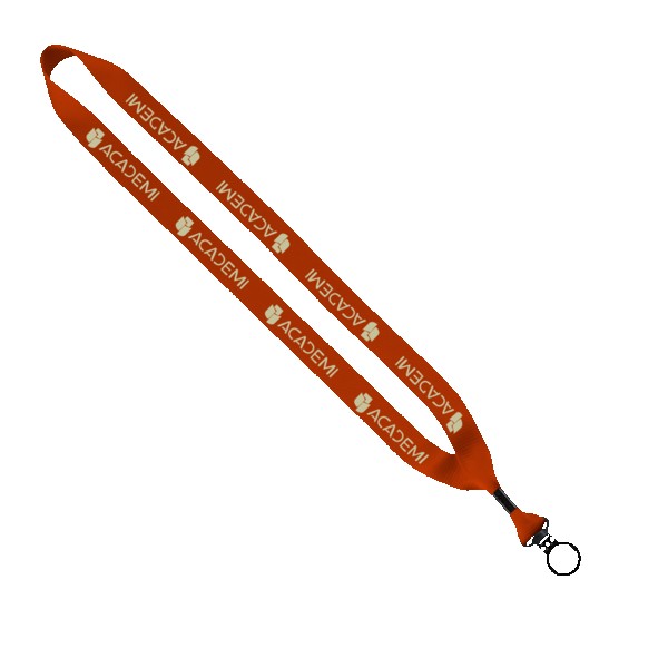 3/4" Polyester Lanyard with O-Ring 1