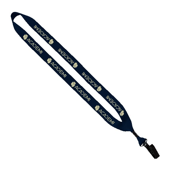 3/4" Polyester Lanyard with O-Ring 1