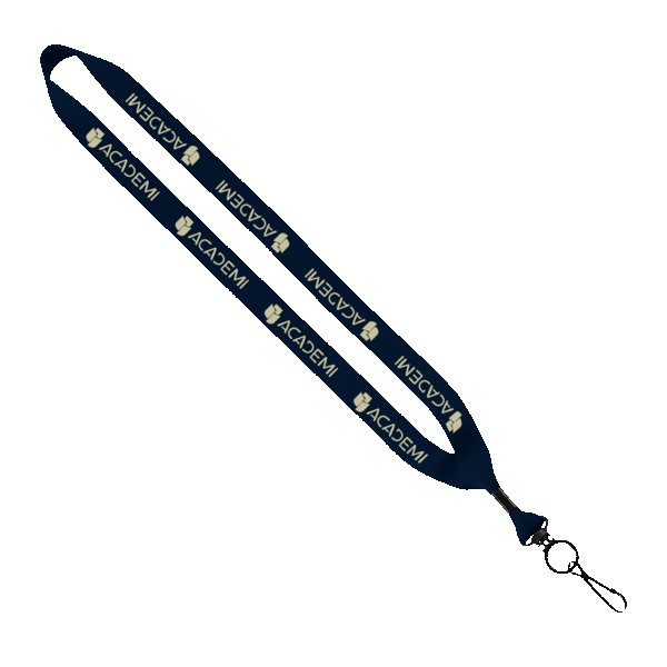 3/4" Polyester Lanyard with O-Ring 1
