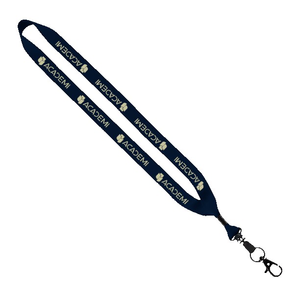 3/4" Polyester Lanyard with O-Ring 1