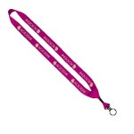 3/4" Polyester Lanyard with O-Ring 53 3/4" Polyester Lanyard with O-Ring 53