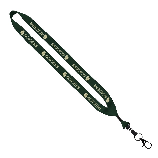 3/4" Polyester Lanyard with O-Ring 1