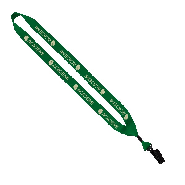 3/4" Polyester Lanyard with O-Ring 1