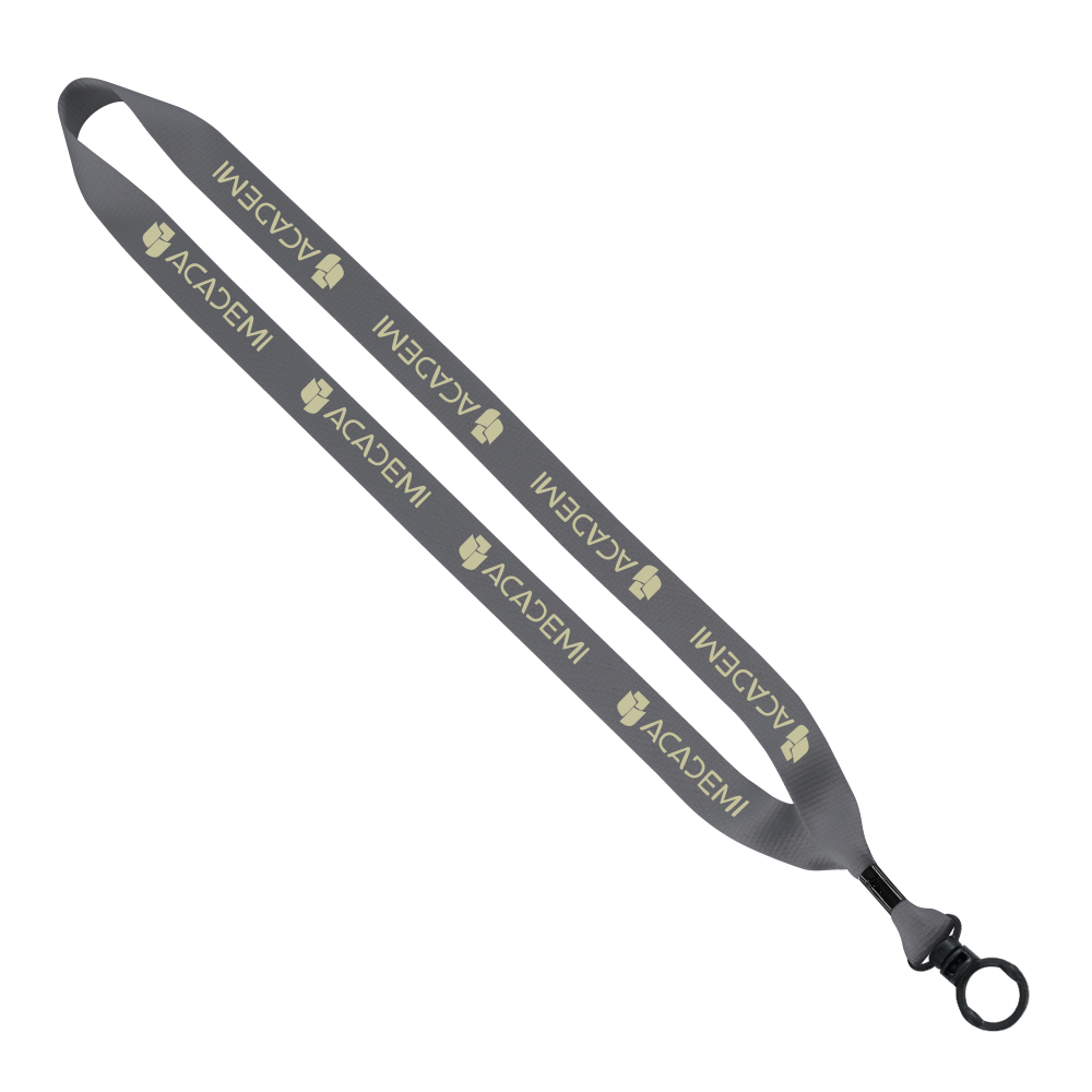 3/4" Polyester Lanyard with O-Ring 1