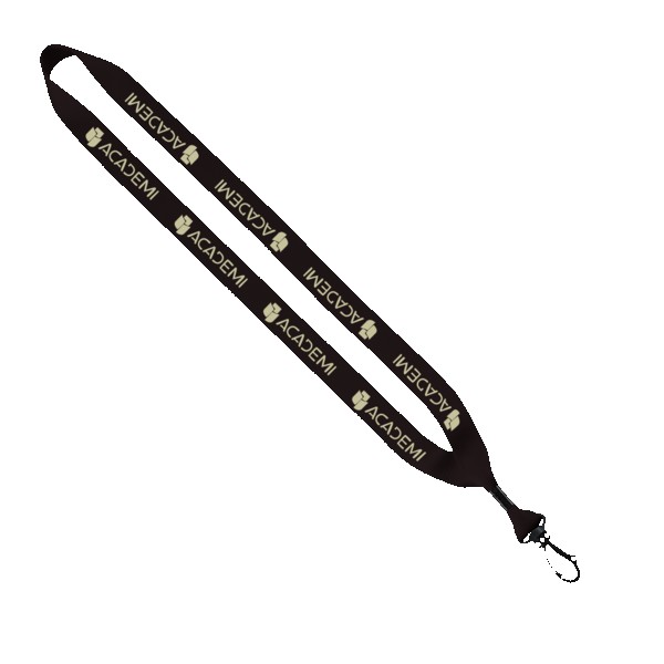 3/4" Polyester Lanyard with O-Ring 1