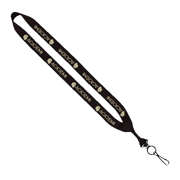 3/4" Polyester Lanyard with O-Ring 1
