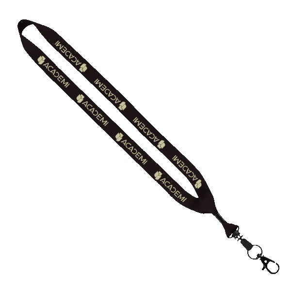 3/4" Polyester Lanyard with O-Ring 1