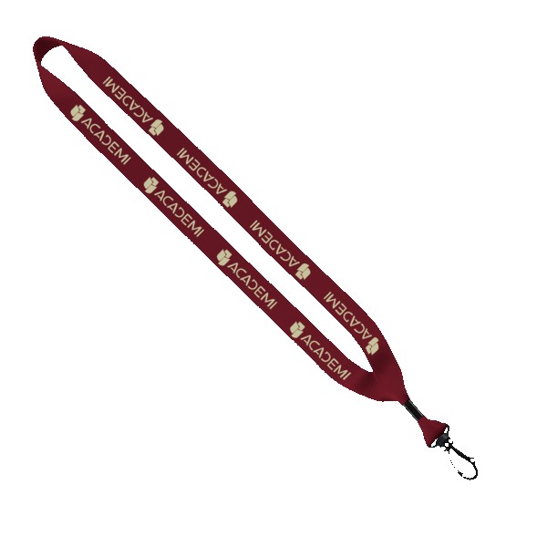 3/4" Polyester Lanyard with O-Ring 1