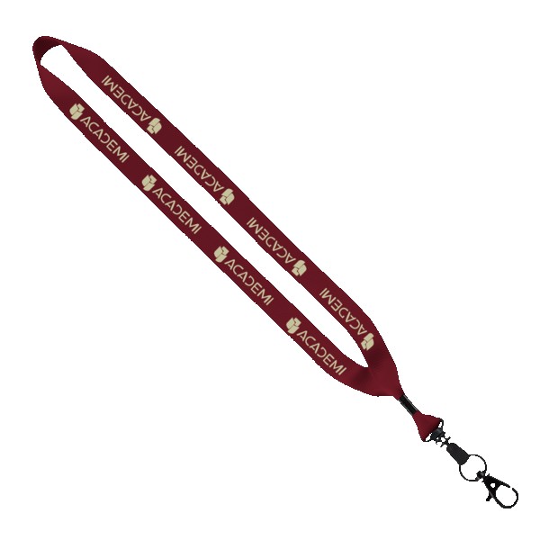 3/4" Polyester Lanyard with O-Ring 1