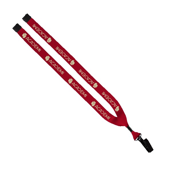 3/4" Polyester Lanyard with O-Ring 1