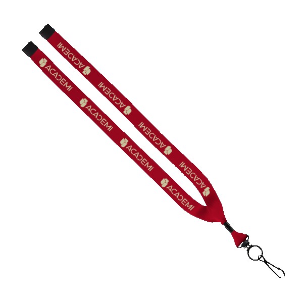 3/4" Polyester Lanyard with O-Ring 1
