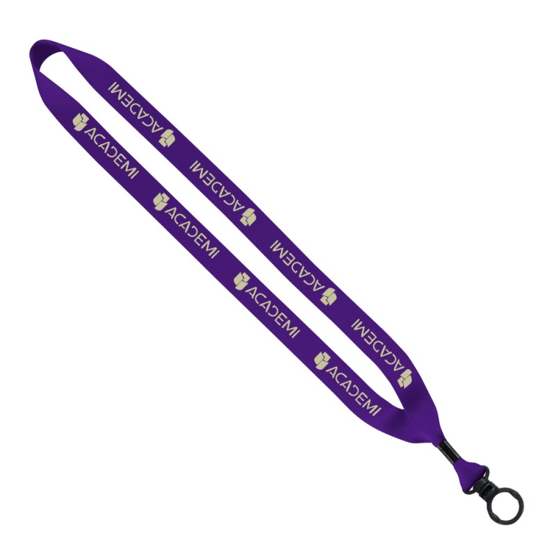 3/4" Polyester Lanyard with O-Ring 1 3/4" Polyester Lanyard with O-Ring 1