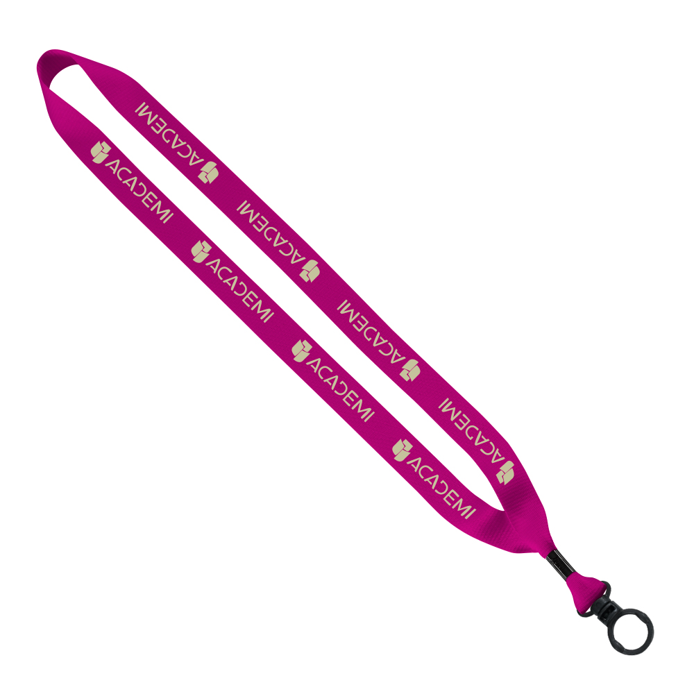 3/4" Polyester Lanyard with O-Ring 1
