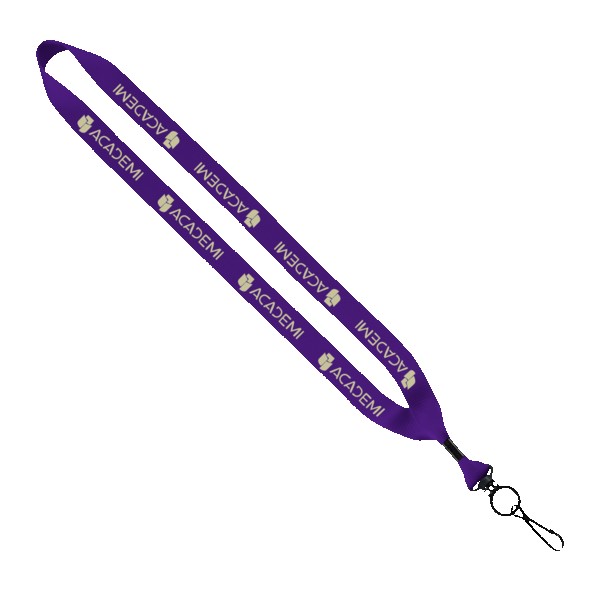 3/4" Polyester Lanyard with O-Ring 1