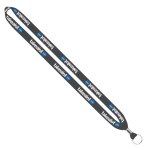 IMPORT Rush 5/8" Dye-Sublimated Lanyard with Silver Crimp & Split-Ring 1 IMPORT Rush 5/8" Dye-Sublimated Lanyard with Silver Crimp & Split-Ring 1