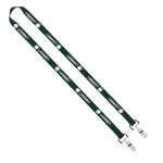 IMPORT Rush 5/8" Polyester 2-Ended Lanyard with Dual Sewn Silver Metal Split-Ring - IMA1 IMPORT Rush 5/8" Polyester 2-Ended Lanyard with Dual Sewn Silver Metal Split-Ring - IMA1