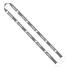 IMPORT Rush 5/8" Polyester 2-Ended Lanyard with Dual Sewn Silver Metal Split-Ring - Cool Gray 8 IMR2 IMPORT Rush 5/8" Polyester 2-Ended Lanyard with Dual Sewn Silver Metal Split-Ring - Cool Gray 8 IMR2