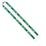 IMPORT Rush 5/8" Polyester 2-Ended Lanyard with Dual Sewn Silver Metal Split-Ring - Grass Green IMR2 IMPORT Rush 5/8" Polyester 2-Ended Lanyard with Dual Sewn Silver Metal Split-Ring - Grass Green IMR2