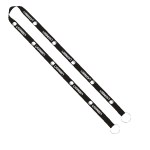 IMPORT Rush 5/8" Polyester 2-Ended Lanyard with Dual Sewn Silver Metal Split-Ring - Black IMR2 IMPORT Rush 5/8" Polyester 2-Ended Lanyard with Dual Sewn Silver Metal Split-Ring - Black IMR2
