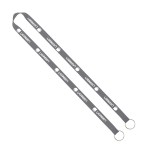 IMPORT Rush 5/8" Polyester 2-Ended Lanyard with Dual Sewn Silver Metal Split-Ring - Purple Blank IMPORT Rush 5/8" Polyester 2-Ended Lanyard with Dual Sewn Silver Metal Split-Ring - Purple Blank