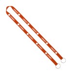 IMPORT Rush 5/8" Polyester 2-Ended Lanyard with Dual Sewn Silver Metal Split-Ring - Navy Blank IMPORT Rush 5/8" Polyester 2-Ended Lanyard with Dual Sewn Silver Metal Split-Ring - Navy Blank