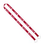 IMPORT Rush 5/8" Polyester 2-Ended Lanyard with Dual Sewn Silver Metal Split-Ring - Cool Gray 8 Blank IMPORT Rush 5/8" Polyester 2-Ended Lanyard with Dual Sewn Silver Metal Split-Ring - Cool Gray 8 Blank