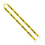 IMPORT Rush 5/8" Polyester 2-Ended Lanyard with Dual Sewn Silver Metal Split-Ring - Burgundy Blank IMPORT Rush 5/8" Polyester 2-Ended Lanyard with Dual Sewn Silver Metal Split-Ring - Burgundy Blank