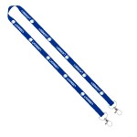 IMPORT Rush 5/8" Polyester 2-Ended Lanyard with Dual Sewn Silver Metal Split-Ring - Royal Blue IMB3 IMPORT Rush 5/8" Polyester 2-Ended Lanyard with Dual Sewn Silver Metal Split-Ring - Royal Blue IMB3