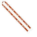 IMPORT Rush 5/8" Polyester 2-Ended Lanyard with Dual Sewn Silver Metal Split-Ring - Orange IMR2 IMPORT Rush 5/8" Polyester 2-Ended Lanyard with Dual Sewn Silver Metal Split-Ring - Orange IMR2