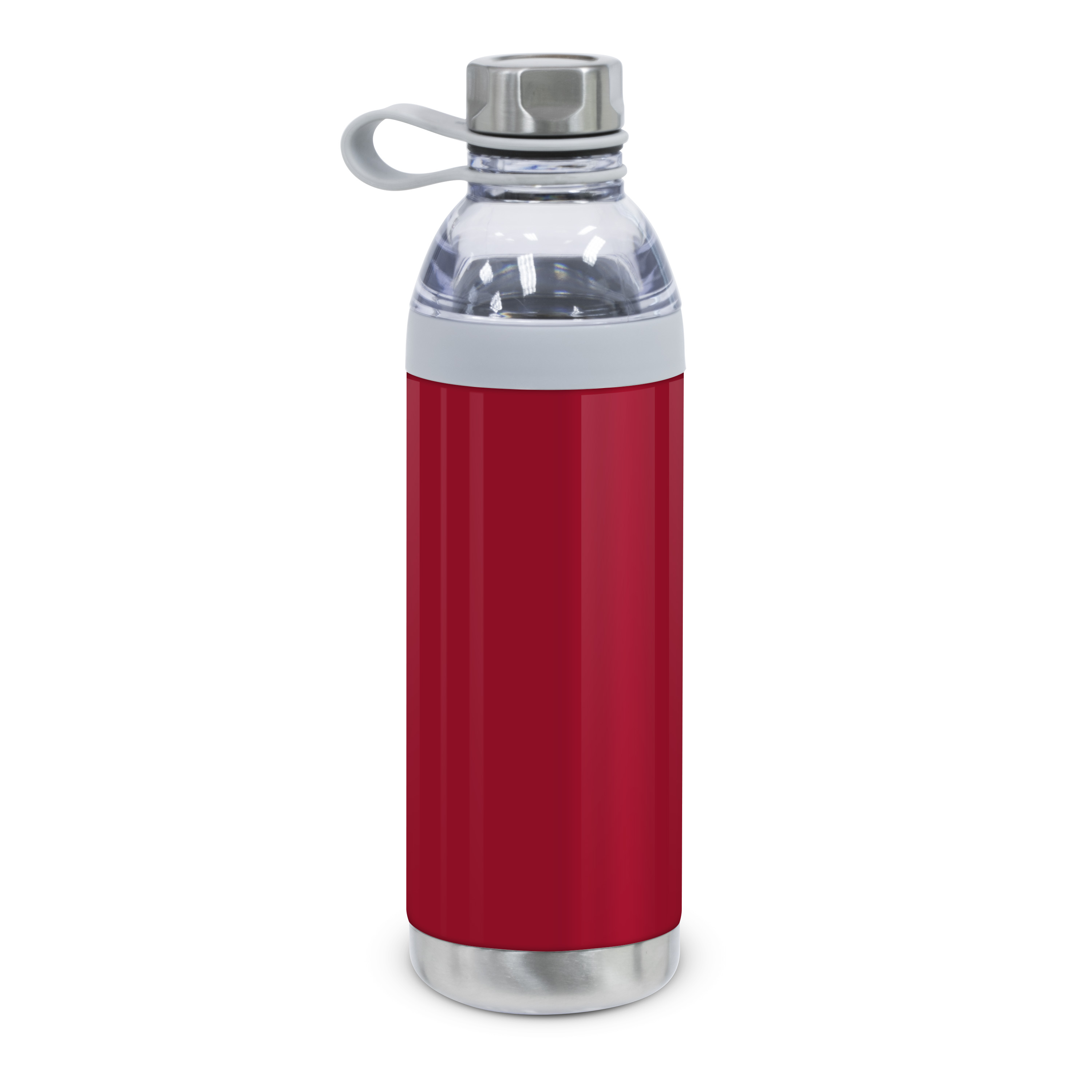 Dual Opening Stainless Steel Water Bottle - 20 Oz. 1