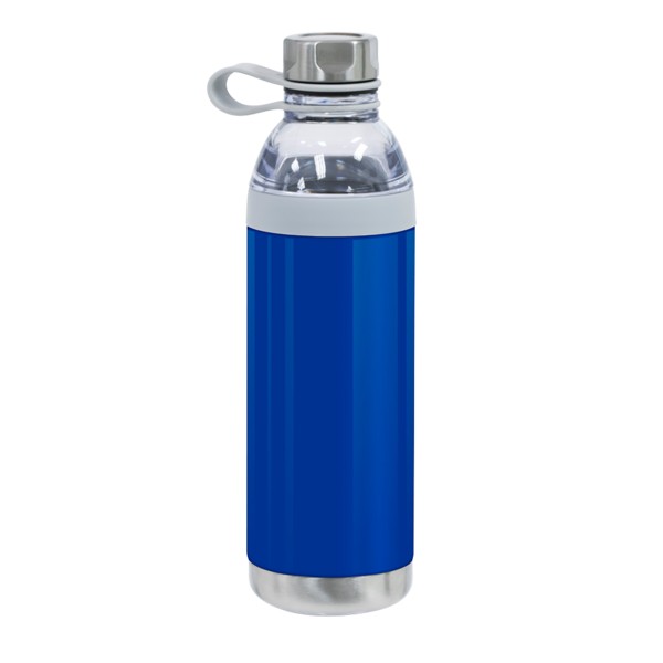 Dual Opening Stainless Steel Water Bottle - 20 Oz. 1