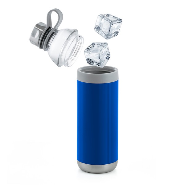 Dual Opening Stainless Steel Water Bottle - 20 Oz. 1