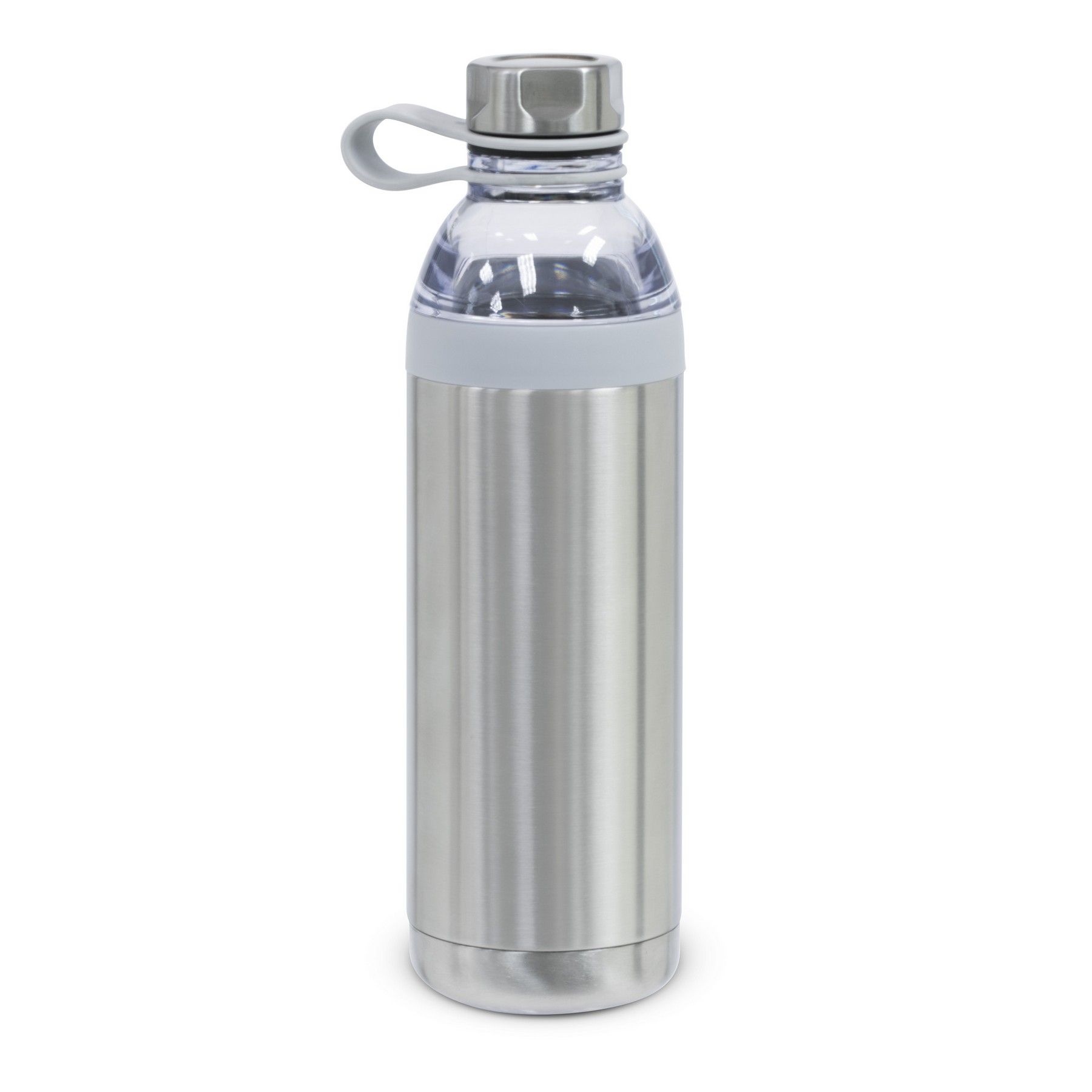 Dual Opening Stainless Steel Water Bottle - 20 Oz. 1