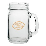 16 oz Mason Jars with Handles - Clear Laser Engraving 16 oz Mason Jars with Handles - Clear Laser Engraving