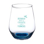 Perfected 12 oz Silicia Stemless Wine - Clear Screen Print Perfected 12 oz Silicia Stemless Wine - Clear Screen Print