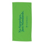 Resort Beach Towel (Colors) - Lime Green Screen Print Resort Beach Towel (Colors) - Lime Green Screen Print