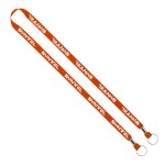 IMPORT Rush 1/2" Polyester 2-Ended Lanyard with Dual Silver Metal Crimp & Split-Ring - Rhodamine Red C Blank IMPORT Rush 1/2" Polyester 2-Ended Lanyard with Dual Silver Metal Crimp & Split-Ring - Rhodamine Red C Blank