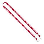 IMPORT Rush 1/2" Polyester 2-Ended Lanyard with Dual Silver Metal Crimp & Split-Ring - Grass Green Blank IMPORT Rush 1/2" Polyester 2-Ended Lanyard with Dual Silver Metal Crimp & Split-Ring - Grass Green Blank