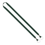 IMPORT Rush 1/2" Polyester 2-Ended Lanyard with Dual Silver Metal Crimp & Split-Ring 2 IMPORT Rush 1/2" Polyester 2-Ended Lanyard with Dual Silver Metal Crimp & Split-Ring 2