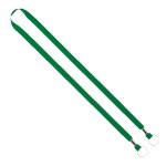 IMPORT Rush 1/2" Polyester 2-Ended Lanyard with Dual Silver Metal Crimp & Split-Ring - Grass Green IMPORT Rush 1/2" Polyester 2-Ended Lanyard with Dual Silver Metal Crimp & Split-Ring - Grass Green