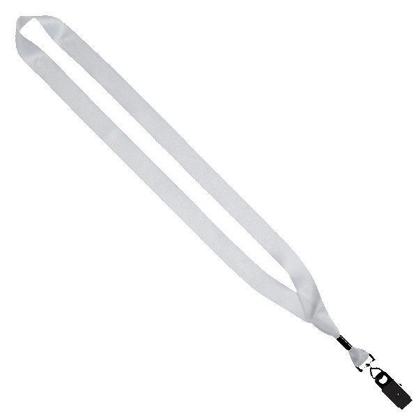 3/4" Dye-Sublimated Lanyard with Metal Crimp and Metal Bulldog Clip w/ Swivel 1