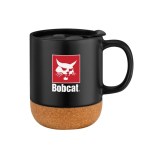 Fairbank 12oz Cork Base Ceramic Mug - Gray Screen Print Fairbank 12oz Cork Base Ceramic Mug - Gray Screen Print