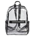 Columbus Clear Backpack - Clear Blank Columbus Clear Backpack - Clear Blank