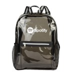 Columbus Clear Backpack - Smoke Screen Print Columbus Clear Backpack - Smoke Screen Print