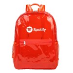 Columbus Clear Backpack - Red Screen Print Columbus Clear Backpack - Red Screen Print