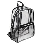 Columbus Clear Backpack - Clear Blank Columbus Clear Backpack - Clear Blank