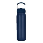 Pocket Hydro 24oz SS Vacuum Water bottle w Compartment - Light Blue Blank Pocket Hydro 24oz SS Vacuum Water bottle w Compartment - Light Blue Blank