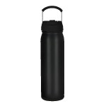 Pocket Hydro 24oz SS Vacuum Water bottle w Compartment - Navy Blue Blank Pocket Hydro 24oz SS Vacuum Water bottle w Compartment - Navy Blue Blank