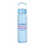Pocket Hydro 24oz SS Vacuum Water bottle w Compartment - Navy Blue Pocket Hydro 24oz SS Vacuum Water bottle w Compartment - Navy Blue