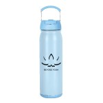 Pocket Hydro 24oz SS Vacuum Water bottle w Compartment - Light Blue Pocket Hydro 24oz SS Vacuum Water bottle w Compartment - Light Blue